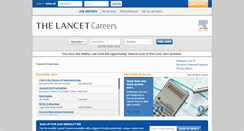 Desktop Screenshot of careers.thelancet.com